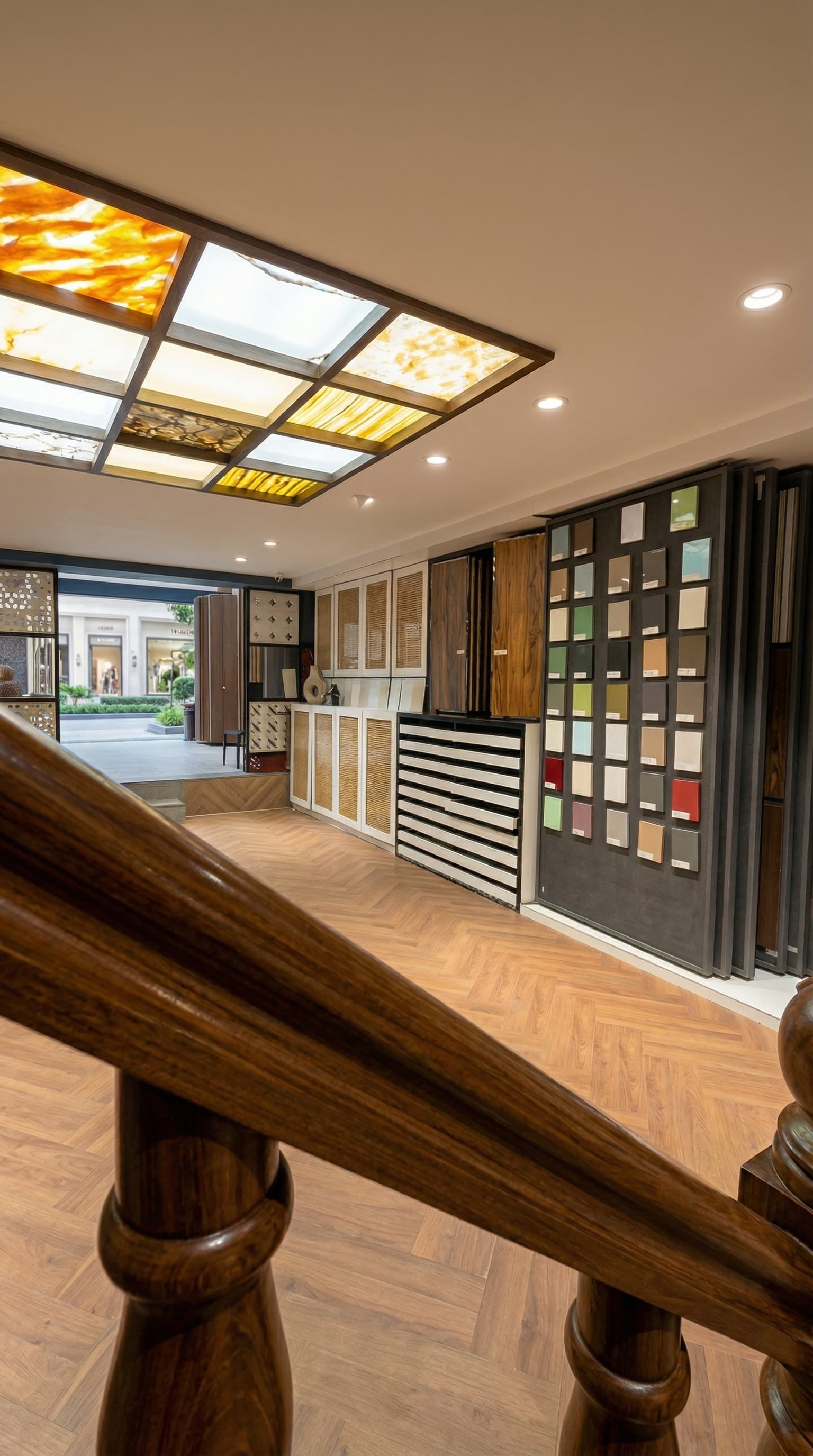 World of Wood showroom interior — Gwalior